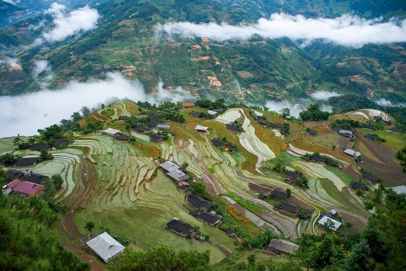 El paisaje de Ha Giang es uno de los más magníficos del norte de Vietnam. Foto: internet