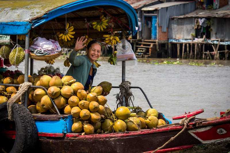 los cocoteros en ben tre