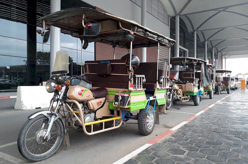 tuk tuk en camboya