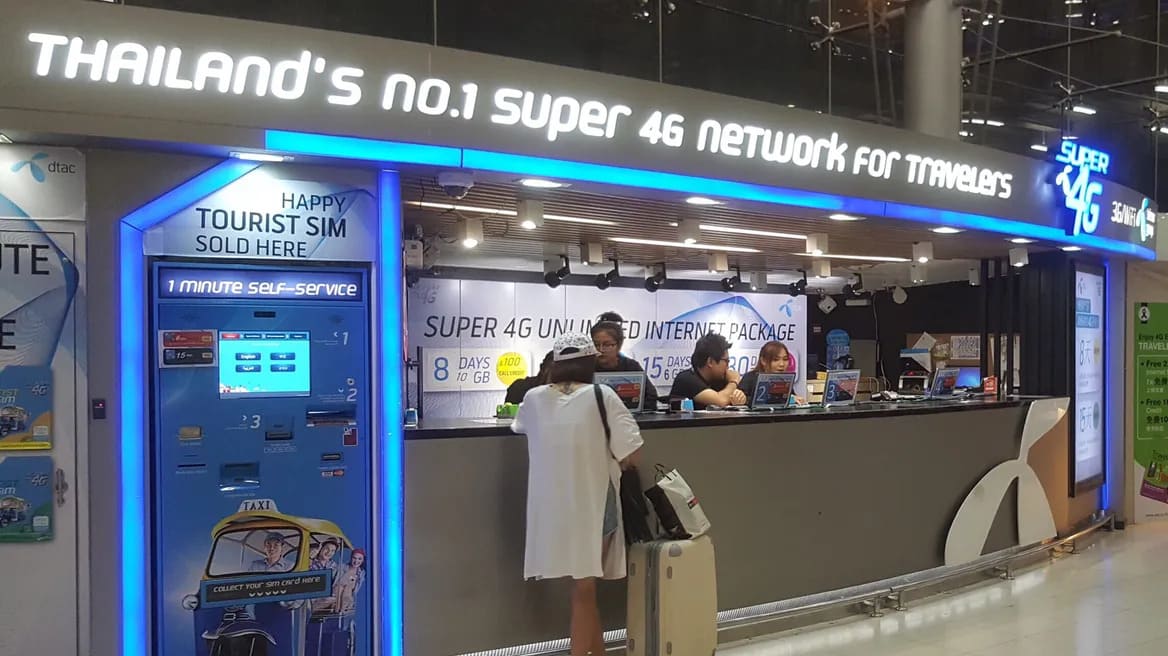 ¿Dónde comprar una tarjeta SIM en Tailandia?