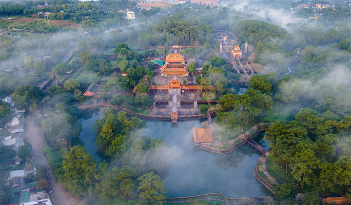 Tu Duc Tomb is one of the most popular tombs among the seven imperial tombs of Hue