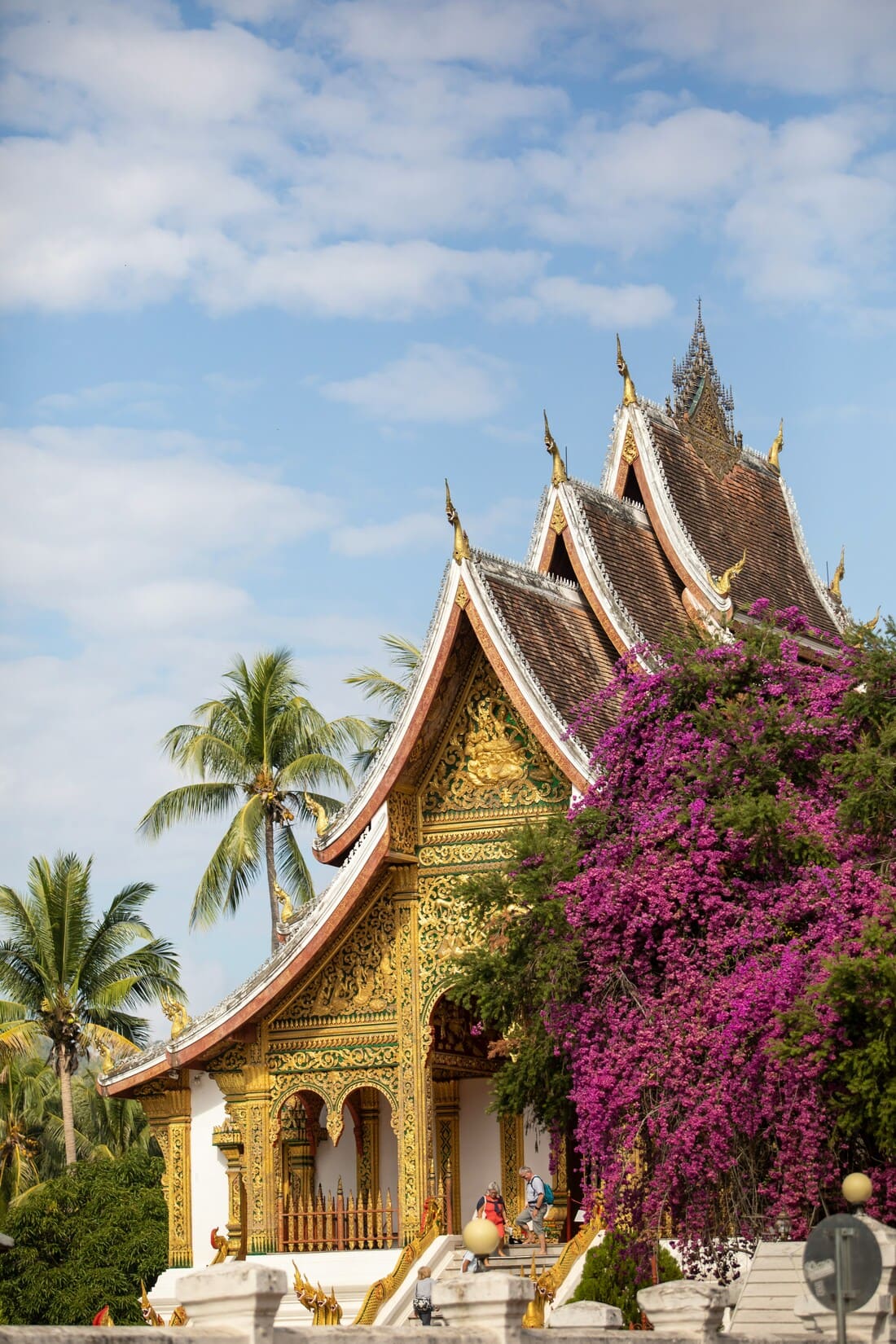 Stacked roofs are one of the most iconic elements of Laotian religious architecture. They usually have several levels and cascade