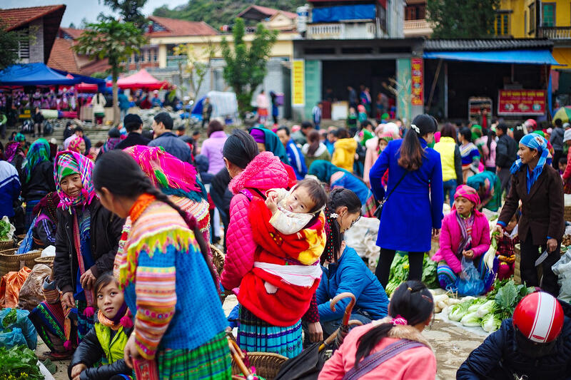 mercado etnico en bac ha