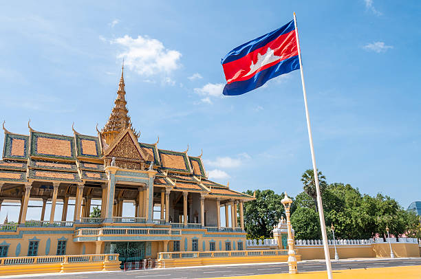 bandera en palacio real