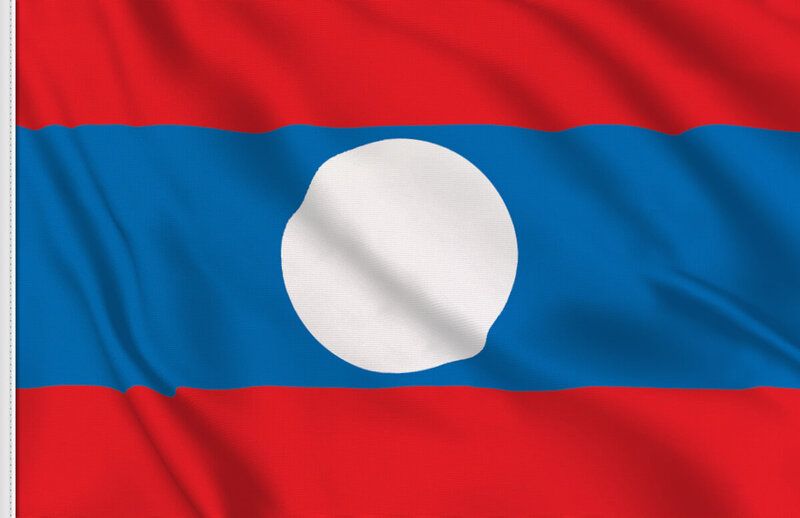 bandera de laos despues de 1975