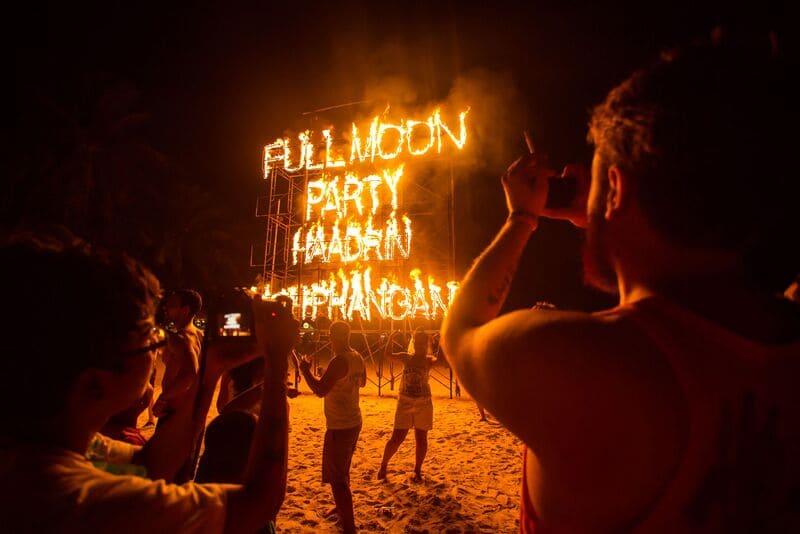 Full Moon party in Koh Phangan