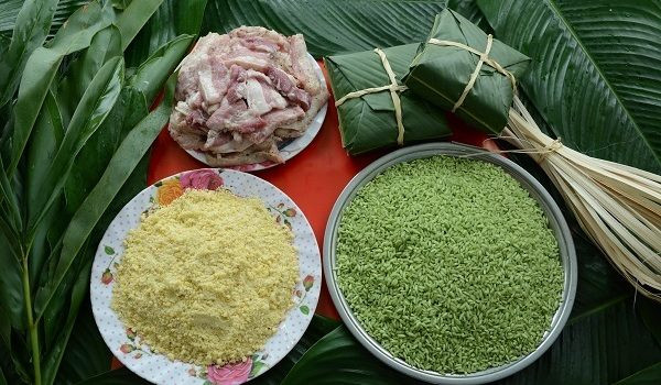 ingredientes de banh chung