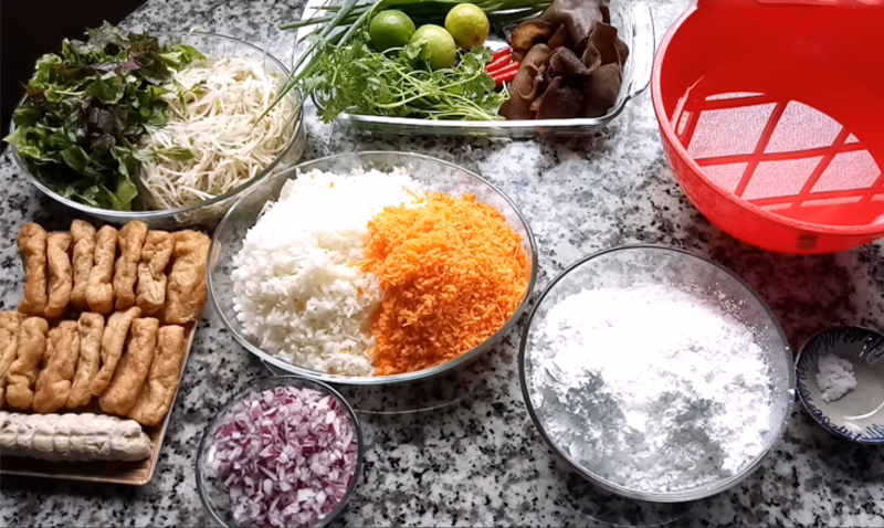 ingredientes de banh cuon