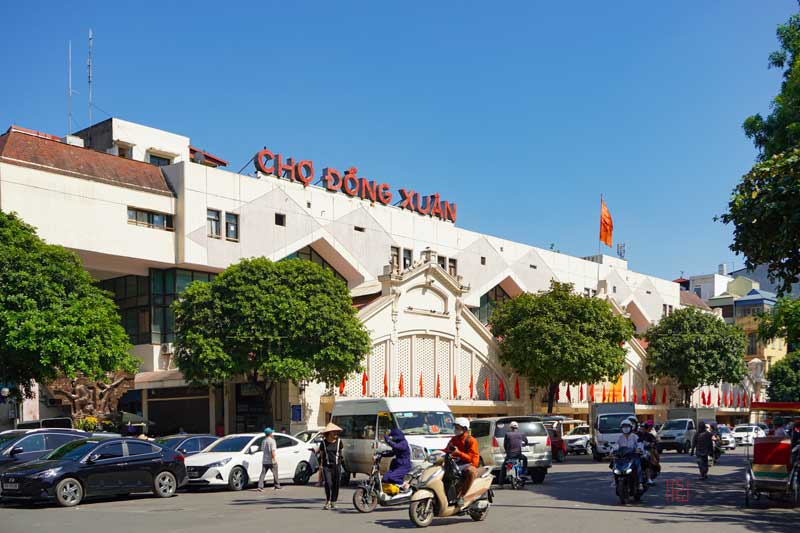 barrio antiguo hanoi mercado dong xuan