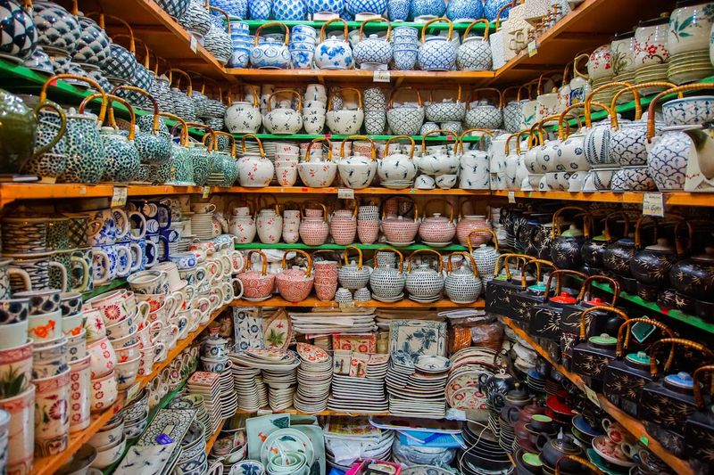 A pottery shop in Bat Trang