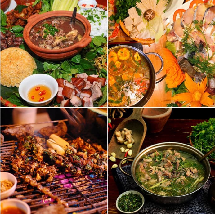 local food in lao chai