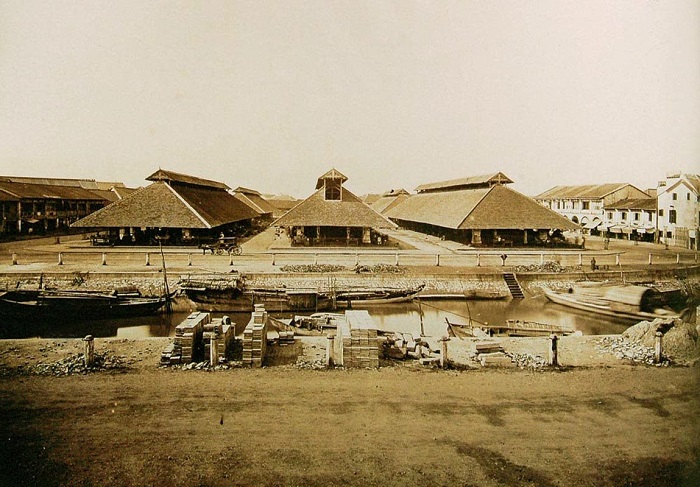 Ben Thanh market after being rebuilt by the French for the first time