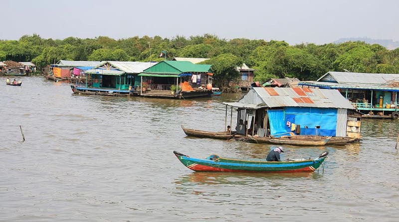 The floating village of Chong Kneas