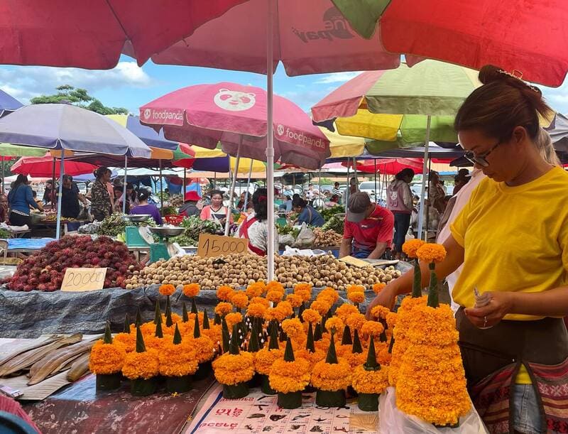 bokeo laos mercado local huay xai