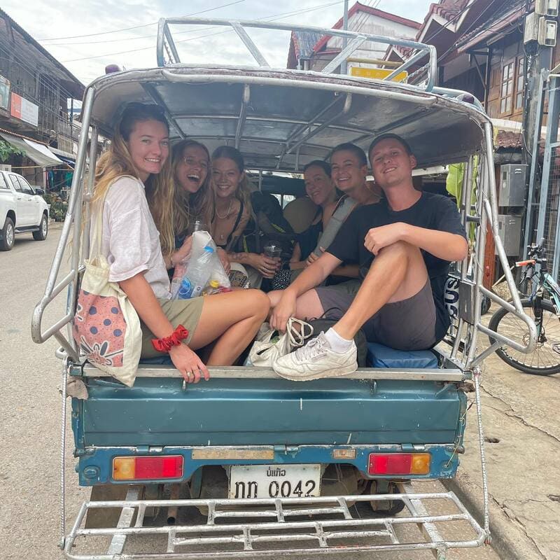 bokeo laos tuk tuk desde luang namtha