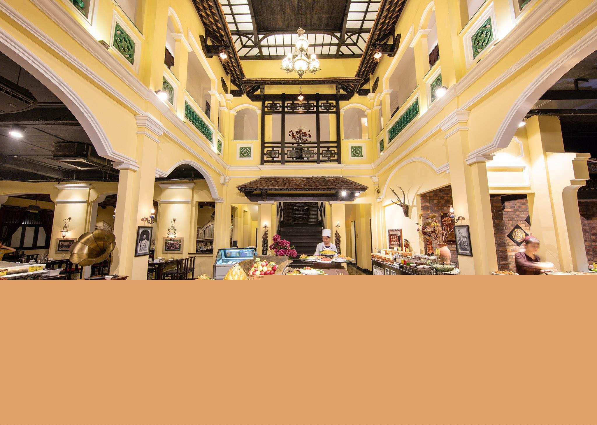 Los puestos gastronómicos del restaurante Buffet Sen