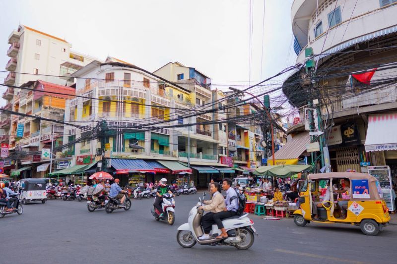 calles en camboya