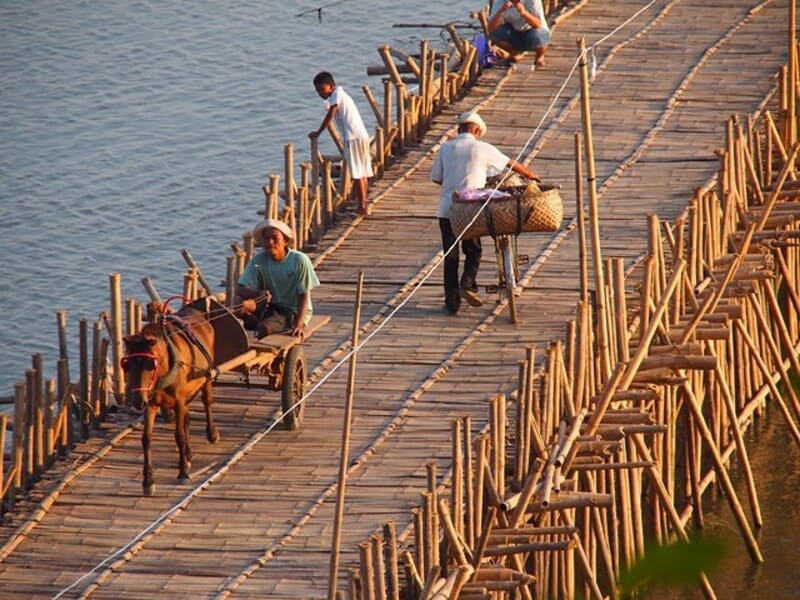 Koh Paen Bamboo Bridge