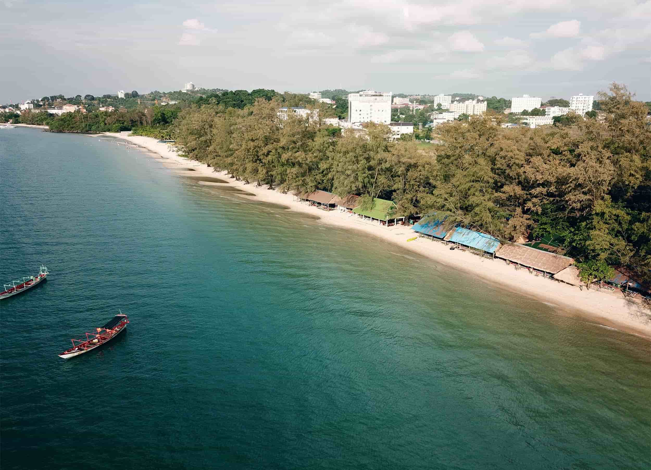 Beautiful beach in Sihanoukville