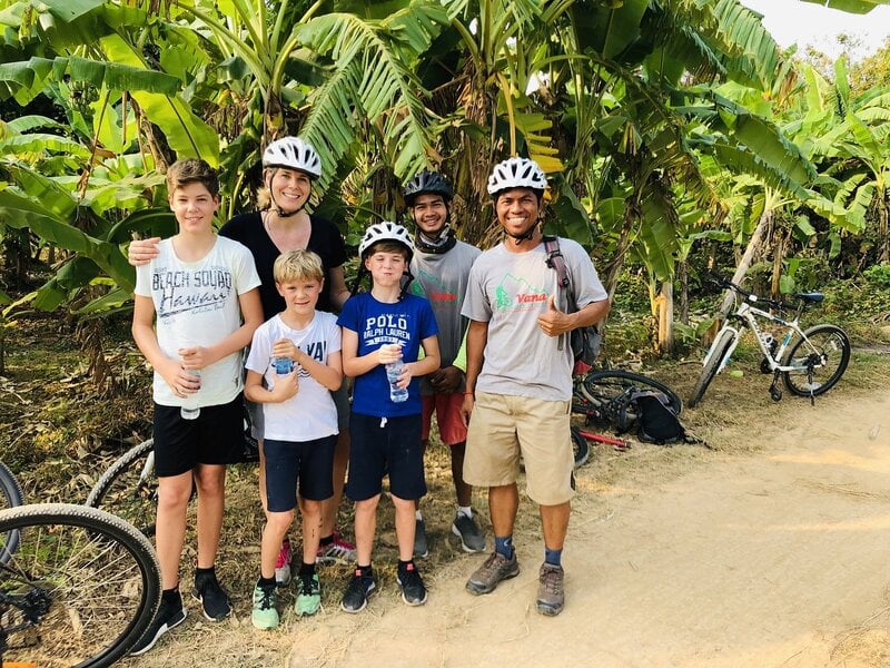 camboya en bicicleta