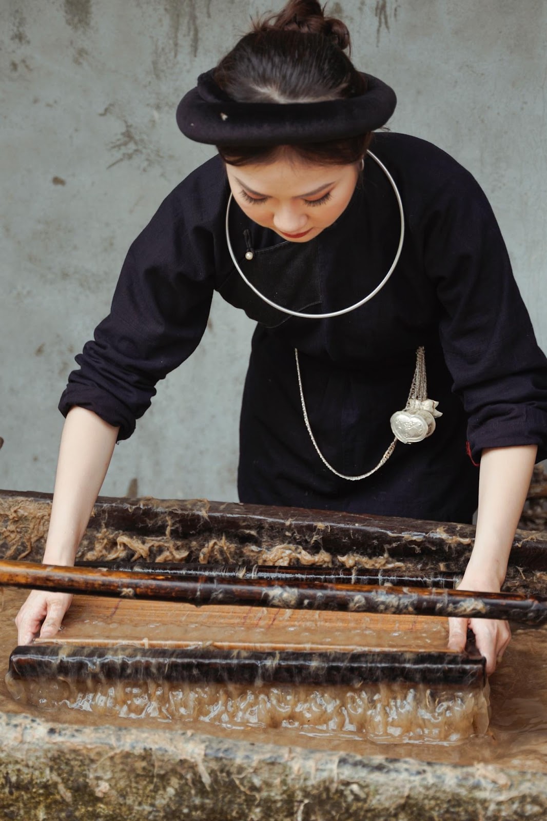 Paper-making village