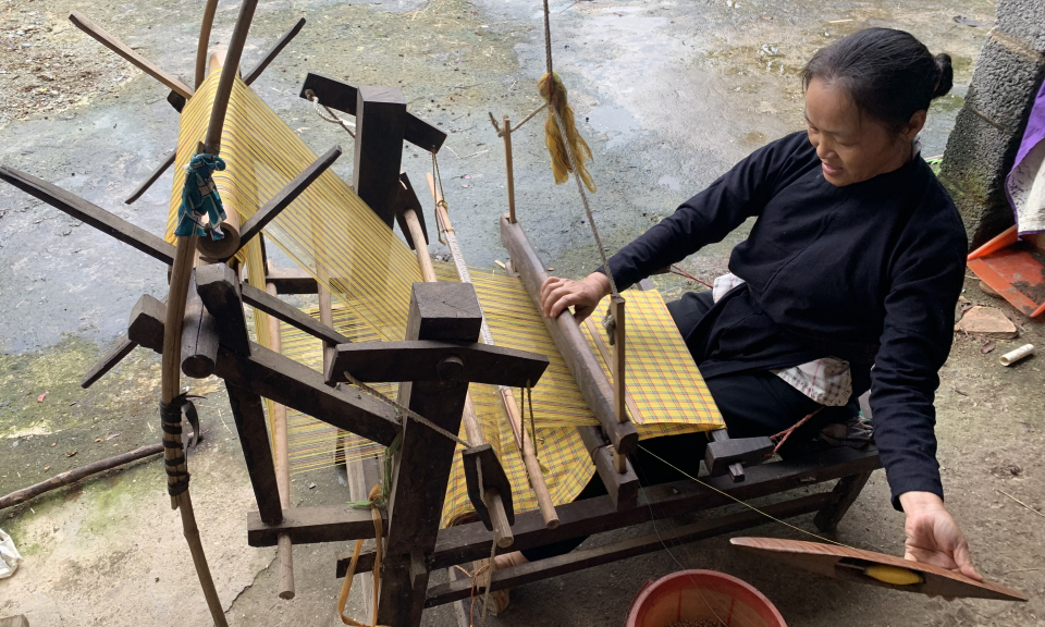 Traditional weaving village