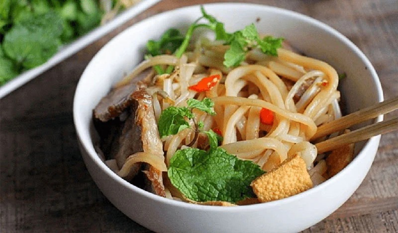 The fried and simmered "char siu"