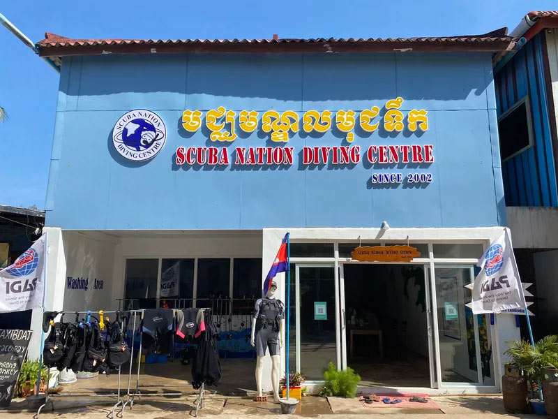 diving shops in cambodia