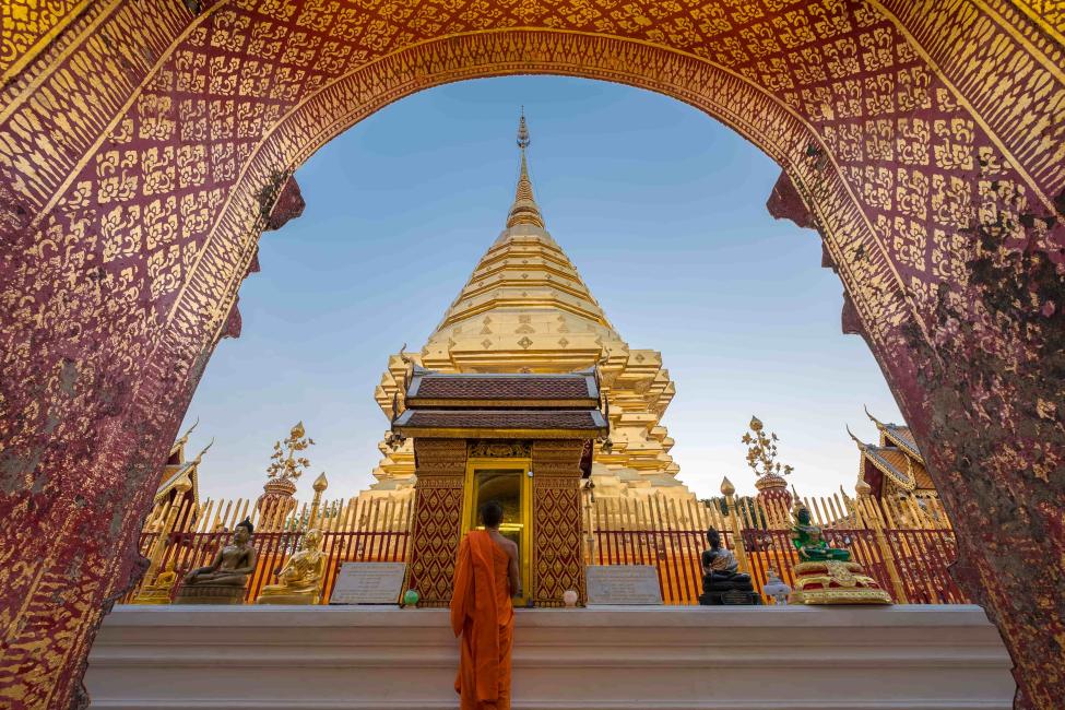 Peaceful ambience of Doi Suthep Temple