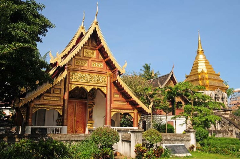 Wat Chiang Mai is the oldest temple in Chiang Mai