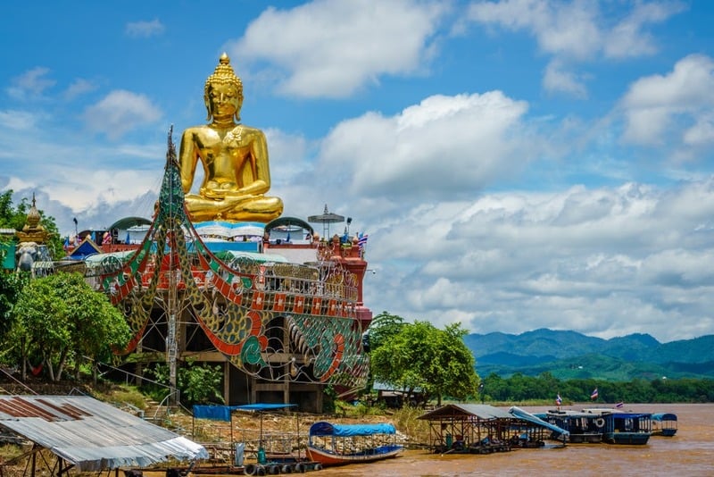 Chiang Rai is known from the gateway to the Golden Triangle