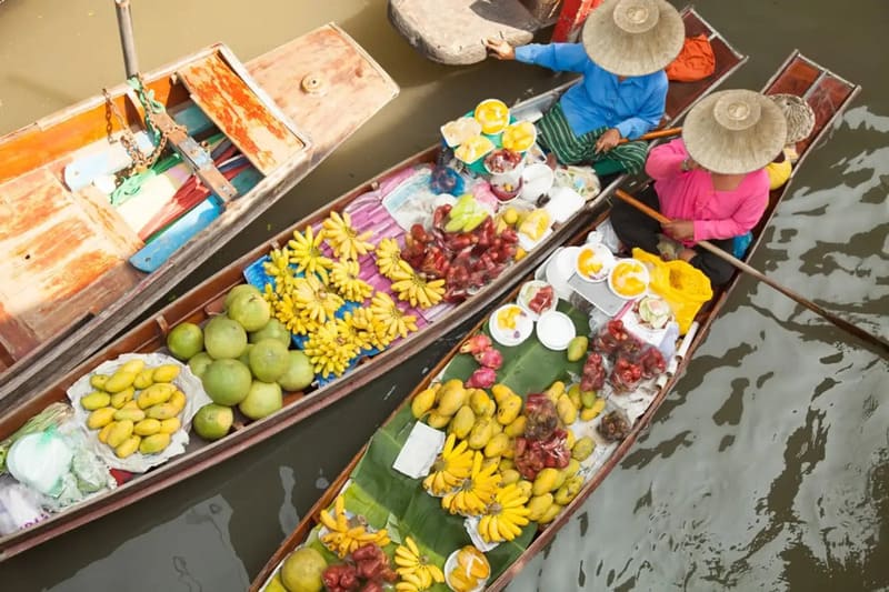 Make sure to visit Damnoen Saduak Floating Market