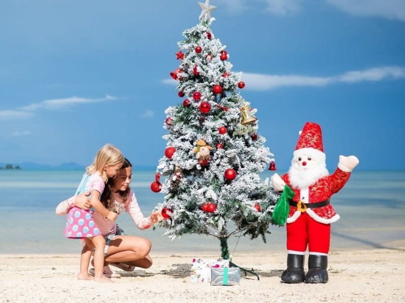 Christmas on the beaches of Thailand