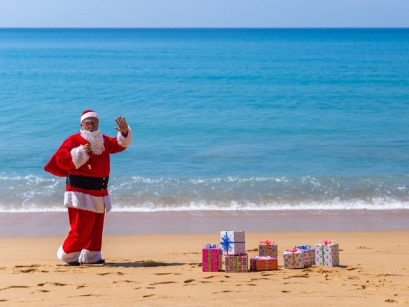 Santa Clause at Krabi