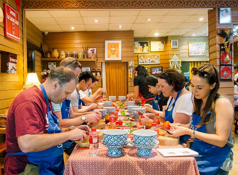 clase de cocina bangkok