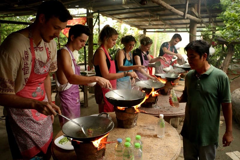 clase de cocina en battambang