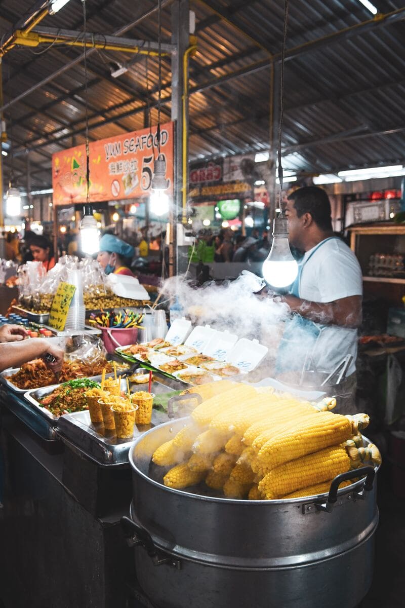 comida callejera en tailandia