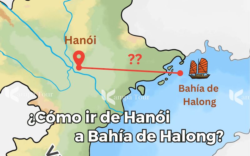 como ir de hanoi a la bahia halong