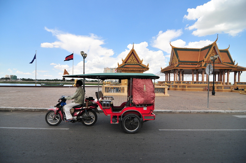 moverse por tuk tuk en camboya