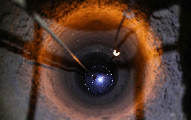 A water well in the Cu Chi tunnels 