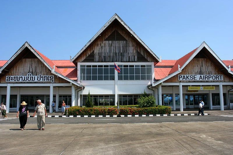 Aeropuerto Internacional de Pakse en el sur de laos