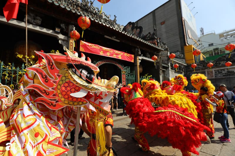 danza leon en ciudad ho chi minh