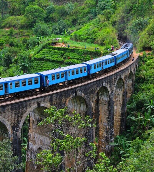 donde viajar en abril tren en sri lanka