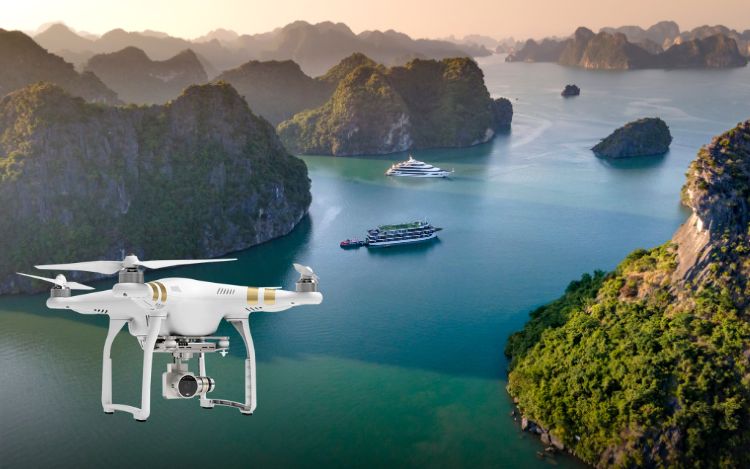 dron en vietnam - bahia de halong