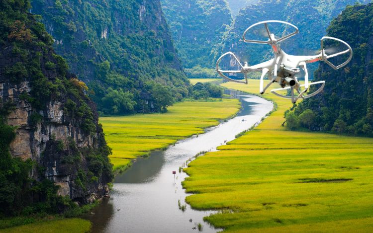dron en vietnam - ninh binh
