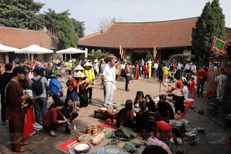 Co Lam Village charms tourists with traditional Tet