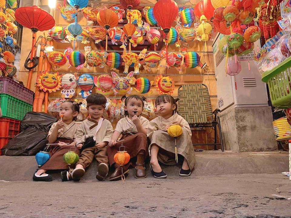 El Festival del Medio Otoño también es el Festival de los niños en Vietnam.