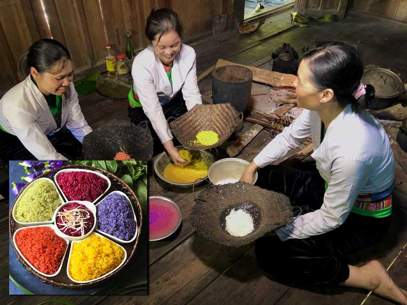 five color sticky rice