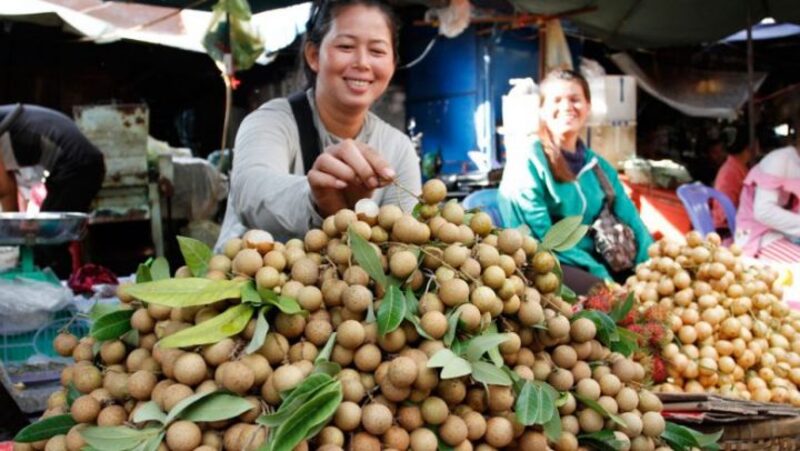 frutas de camboya - longan