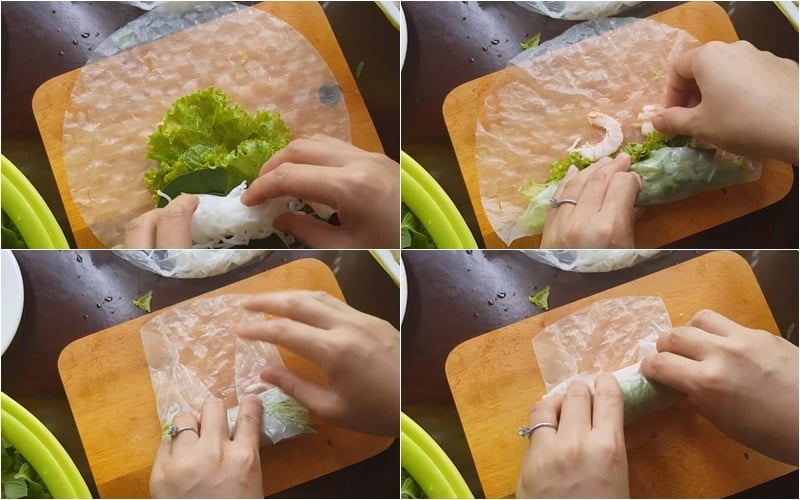 hacer rollitos vietnamitas